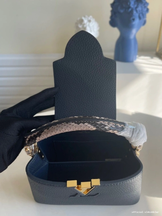 Official oldcobbler VUITTON LOUIS MINI CAPUCINES 0817